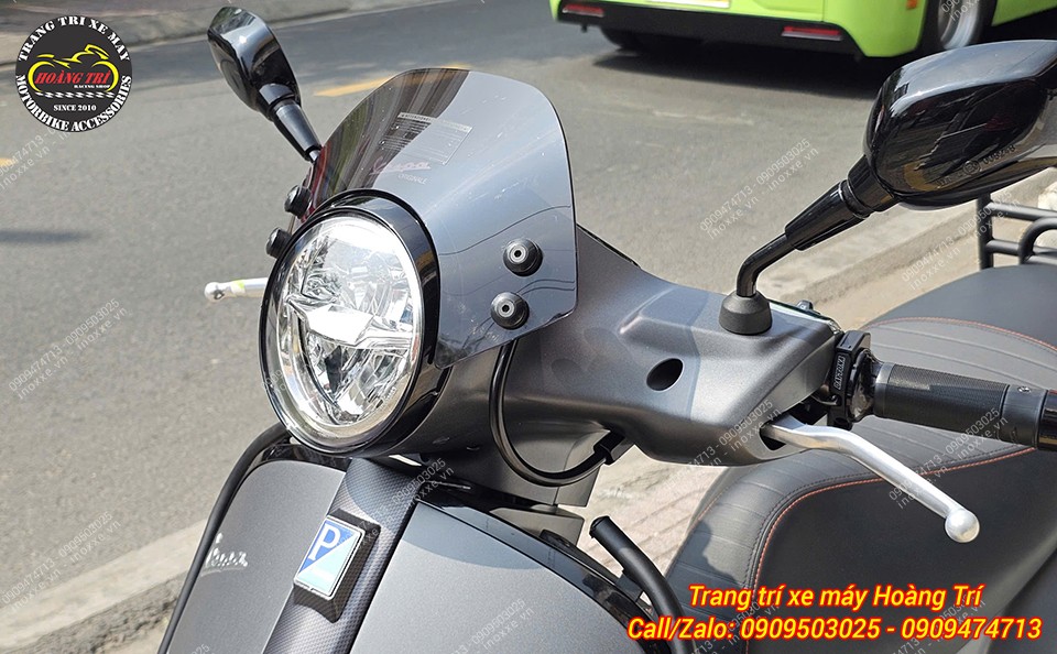 Kính chắn gió cho xe Vespa GTS/Vespa LX/Medley - HTR